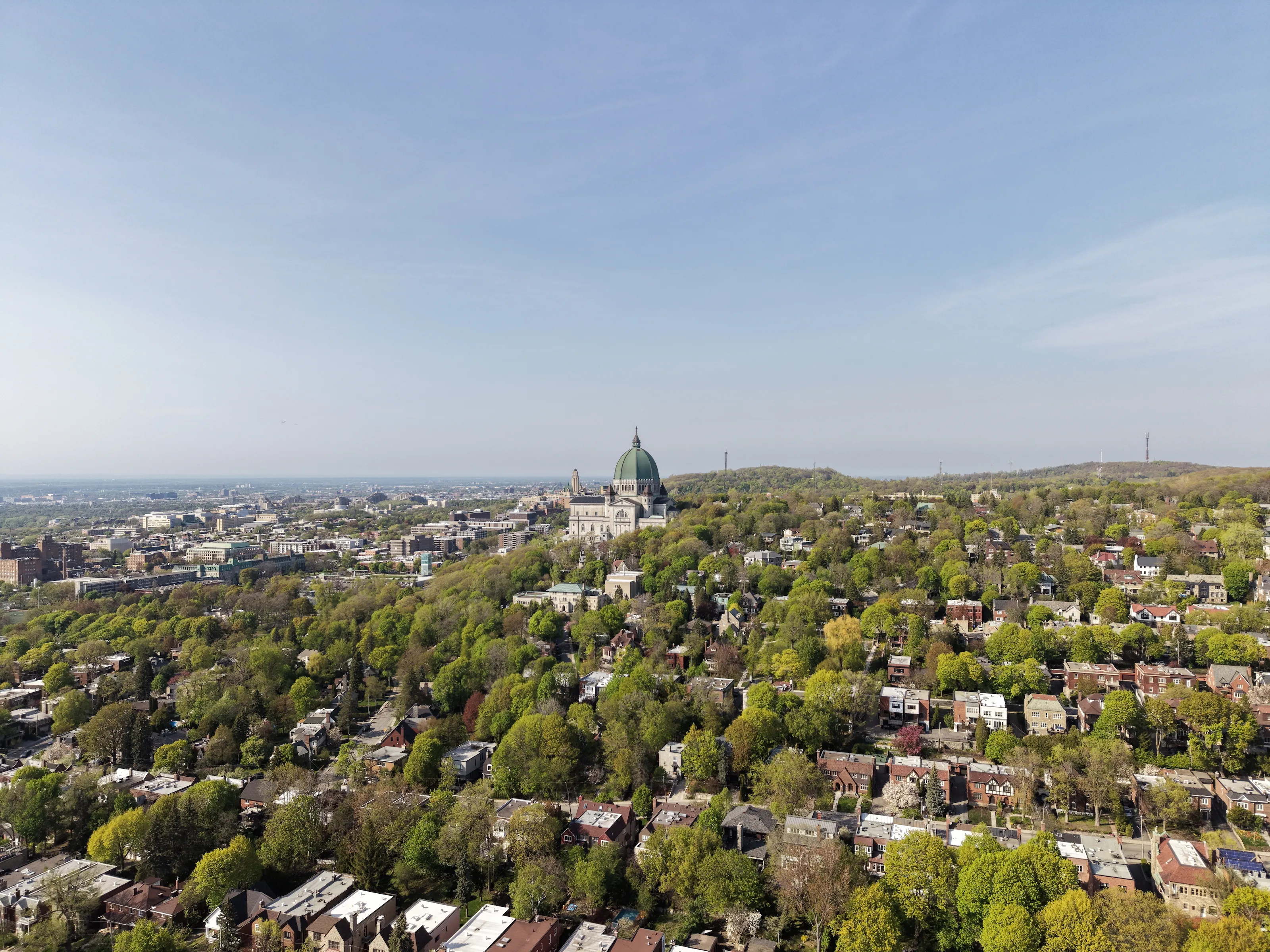Aerial drone photo Montreal
